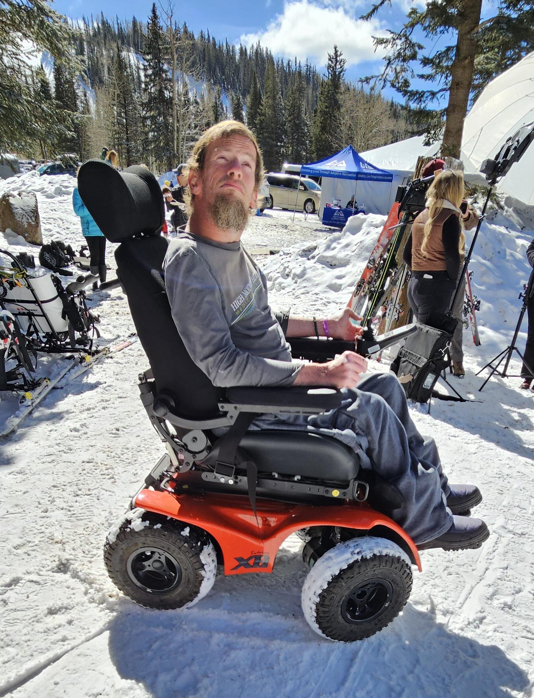 John demoing 4x4 off-road wheelchair 2