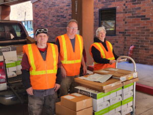 Members of YEI ready to deliver office supplies